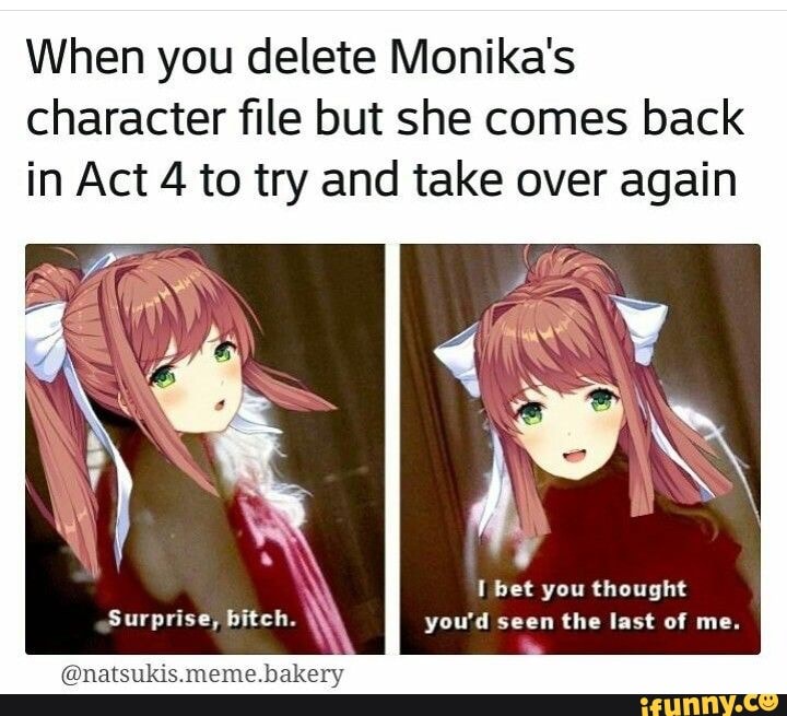 How To Delete Monika